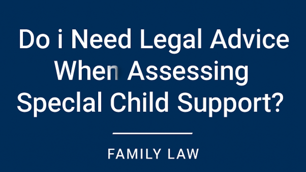 Do I Need Legal Advice When Assessing Special Needs Child Support